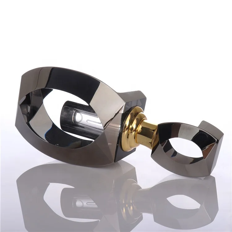 
BOYE Custom Luxury Natural Essential Oil Black Crystal Perfume Bottles 