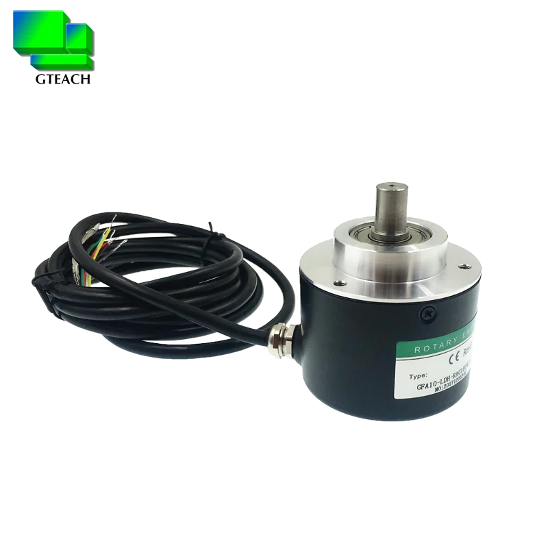 GFA 512 lines ABZ phase Diameter 58mm shaft 10mm type incremental rotary encoder 512 pulses