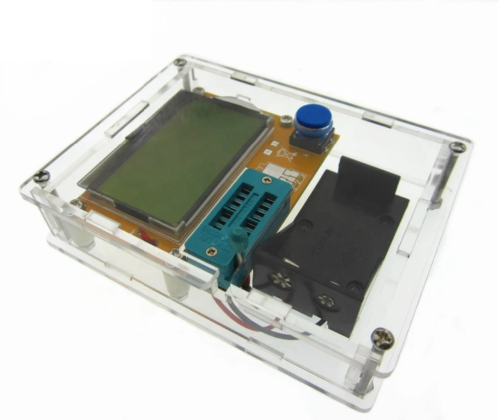 LCR-T4 Mega328 M328 мультиметр многоцелевой тестер транзисторов диодов триодов емкость индуктивности резистор испытательный измеритель ESR