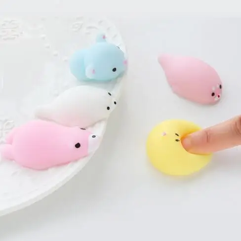 Mskwee Educational Diverse Kawaii Mini Mochi Animal Shape Child Toy Decorative Soft Toy For Anti-Stress