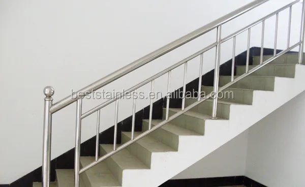 Chinese manufacturing stainless steel handrail and balustrade / grill design for porch