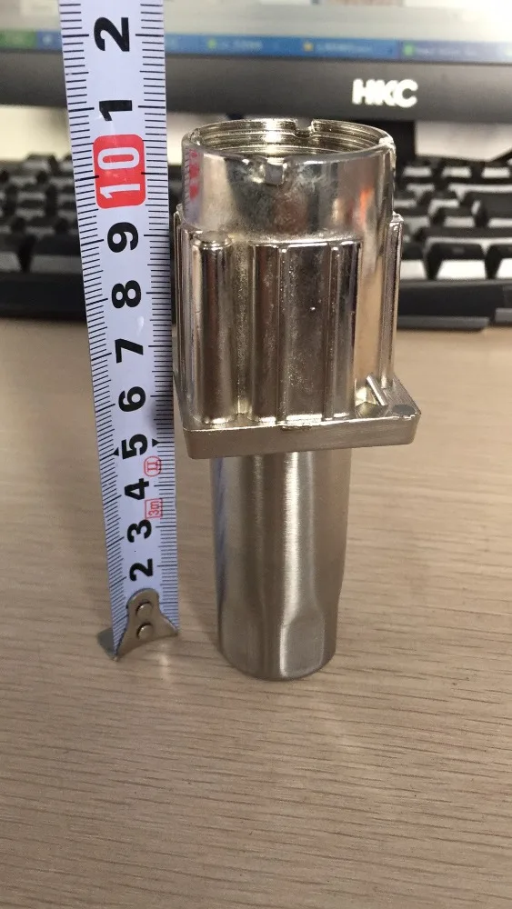 40*40mm zamak equipment adjustable foot insert