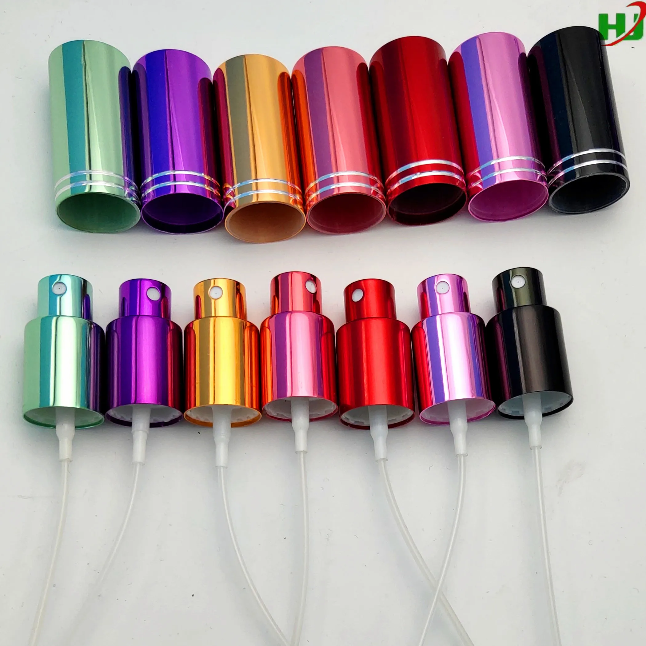 
Colorful aluminum perfume mist pump sprayer 18/415 