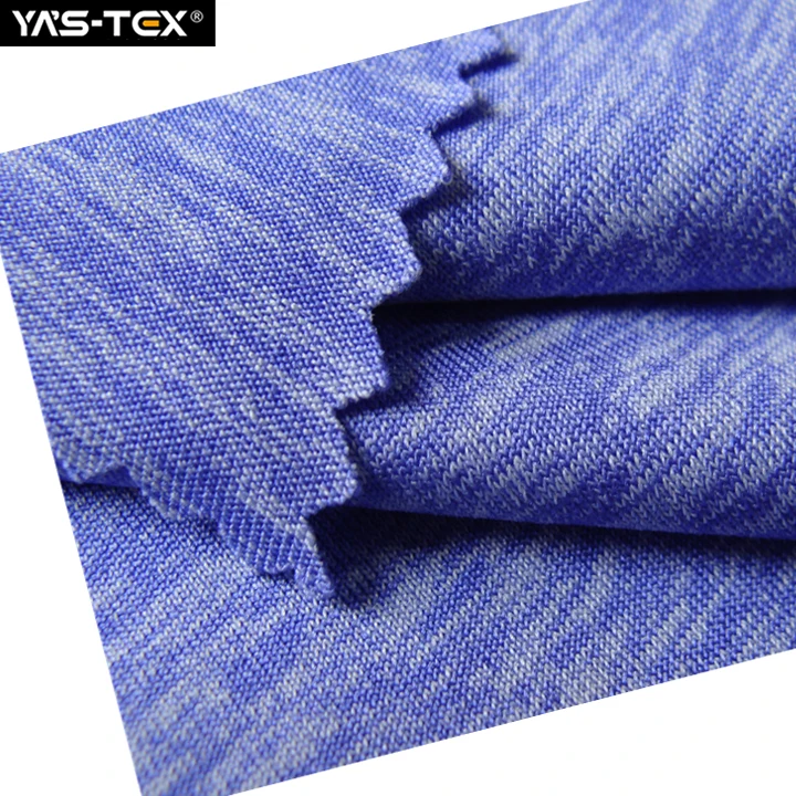 
87% Polyester 13% Spandex 250gsm Yarn Dye Activewear Spandex Fabric 