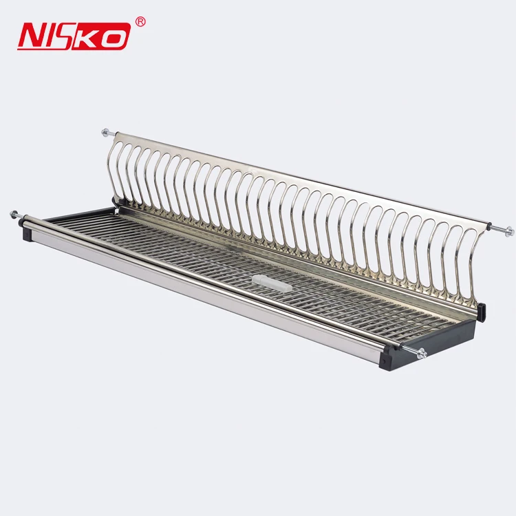 Wall Mounted Stainless Steel Dish Dryer Rack Kitchen Cabinet Mounting Dish Holder