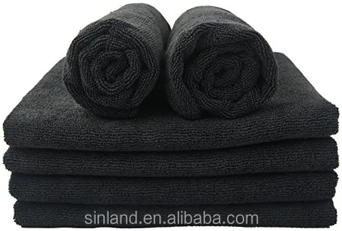 
Sunland Black Soft Hair Drying Wrap turban head Hat Bun Cap towel 