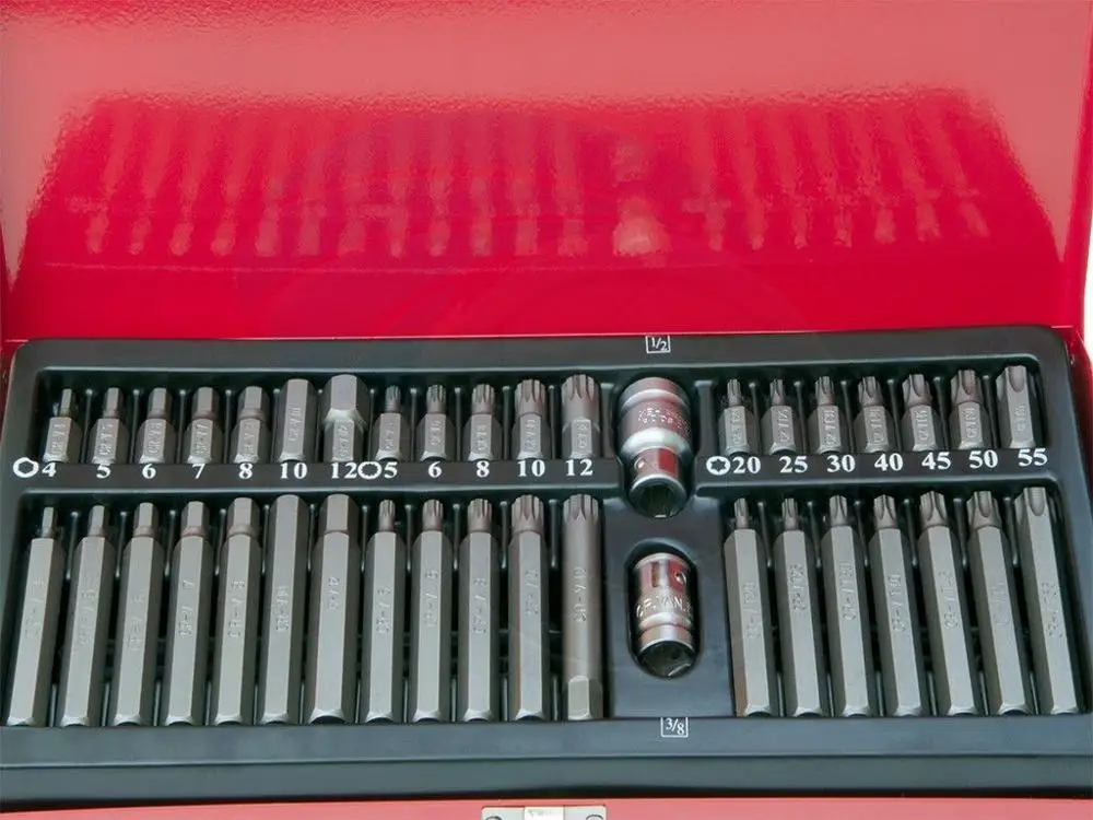 wholesaler workshop mechanic tool 40pcs screwdriver torx bit driver Hex Star Bit socket Set