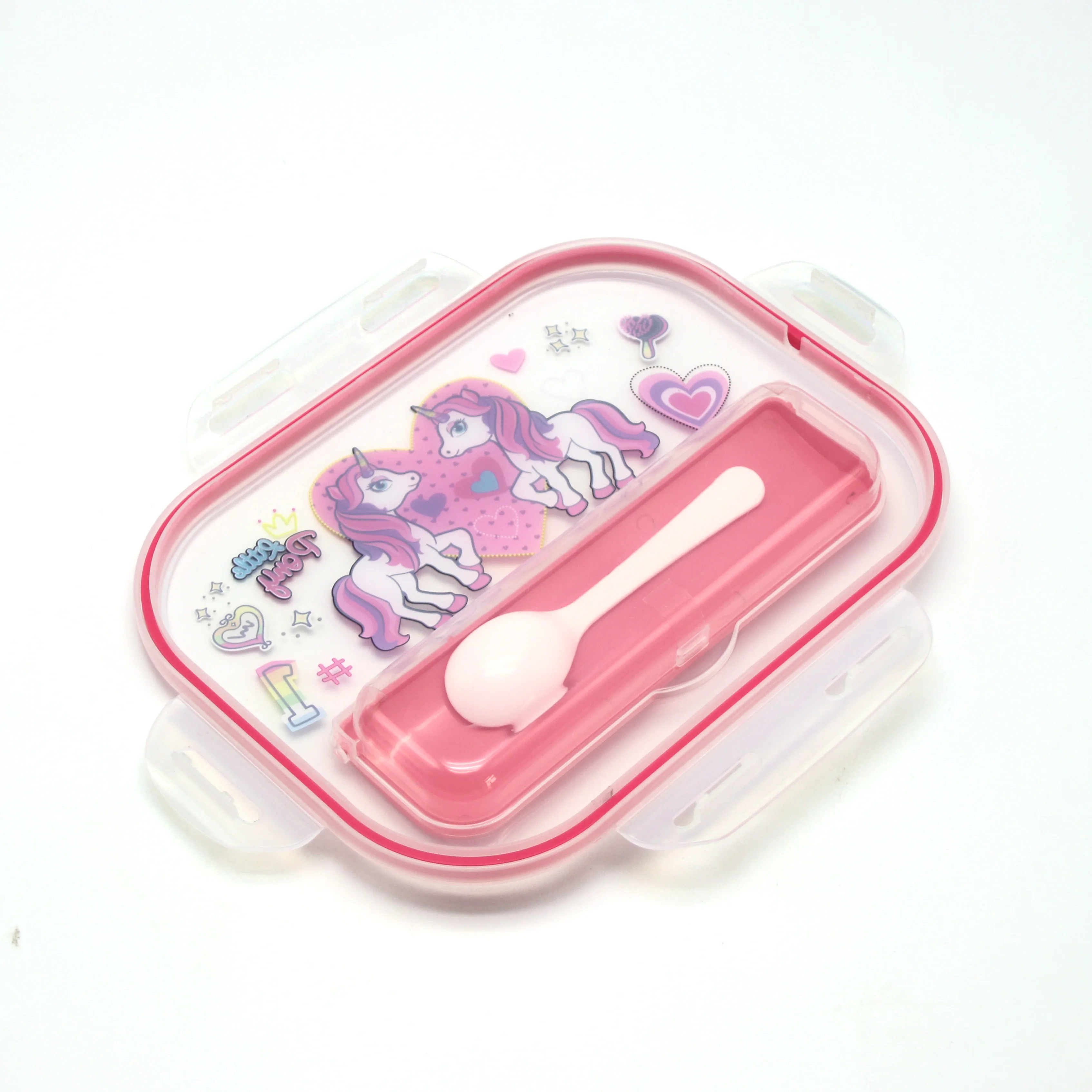Customised multi-compartment air tight lunch box set for kids