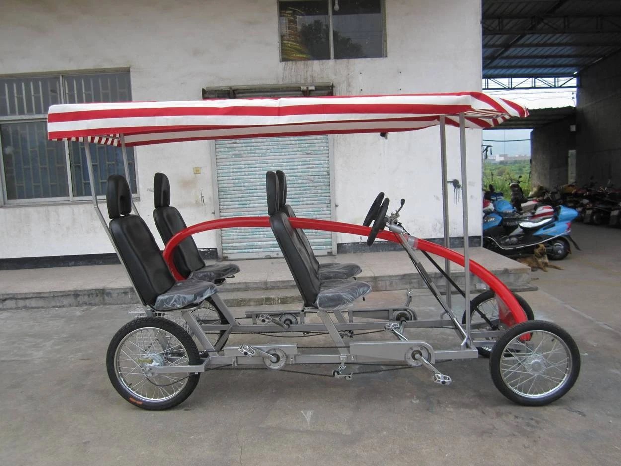 ELECTRIC  4PEOPLE ROADSTER  BIKE WITH LED LIGHTS special transportation