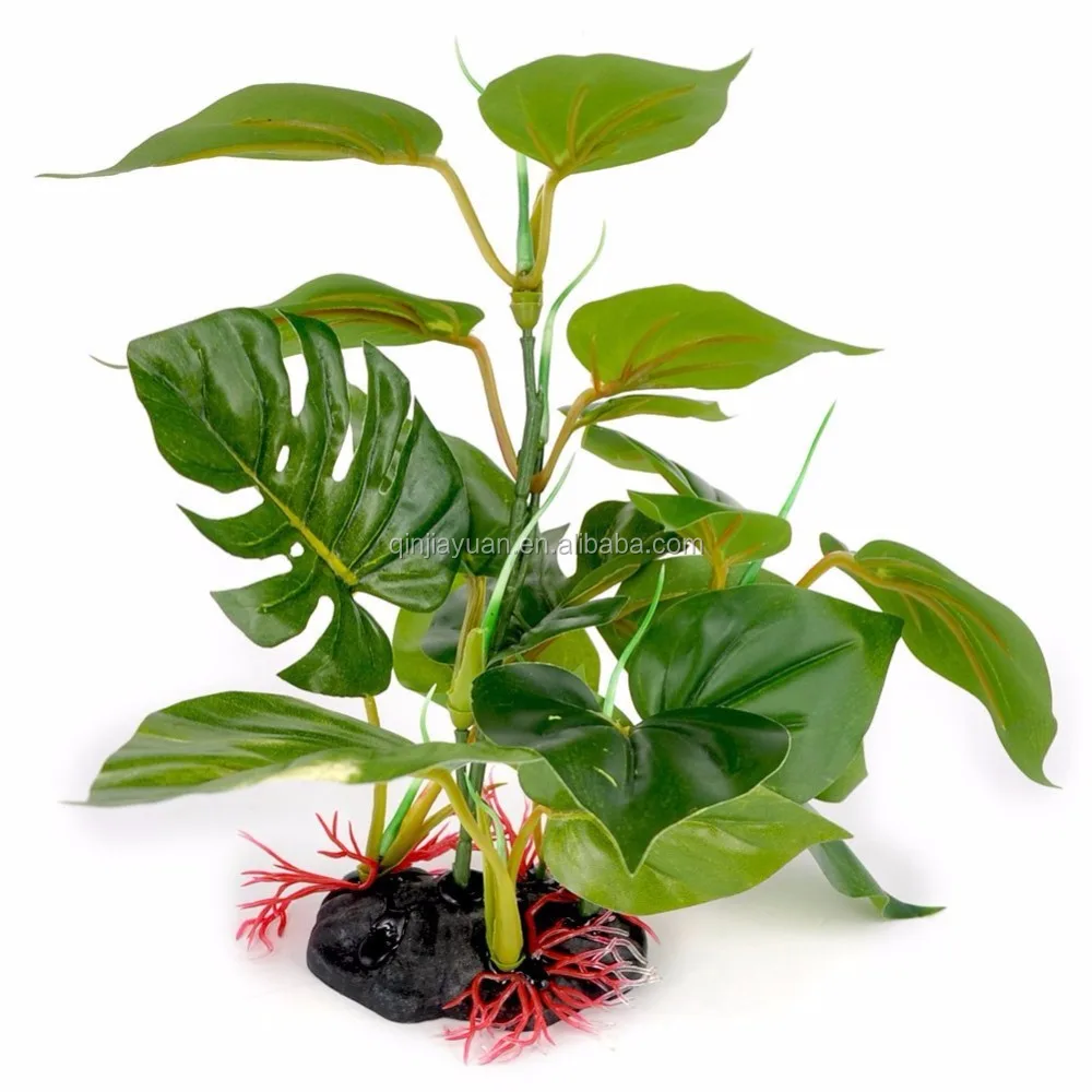 Aquarium Fish Tank Green Lifelike Underwater Plastic Plant Aquatic Water Grass Decor