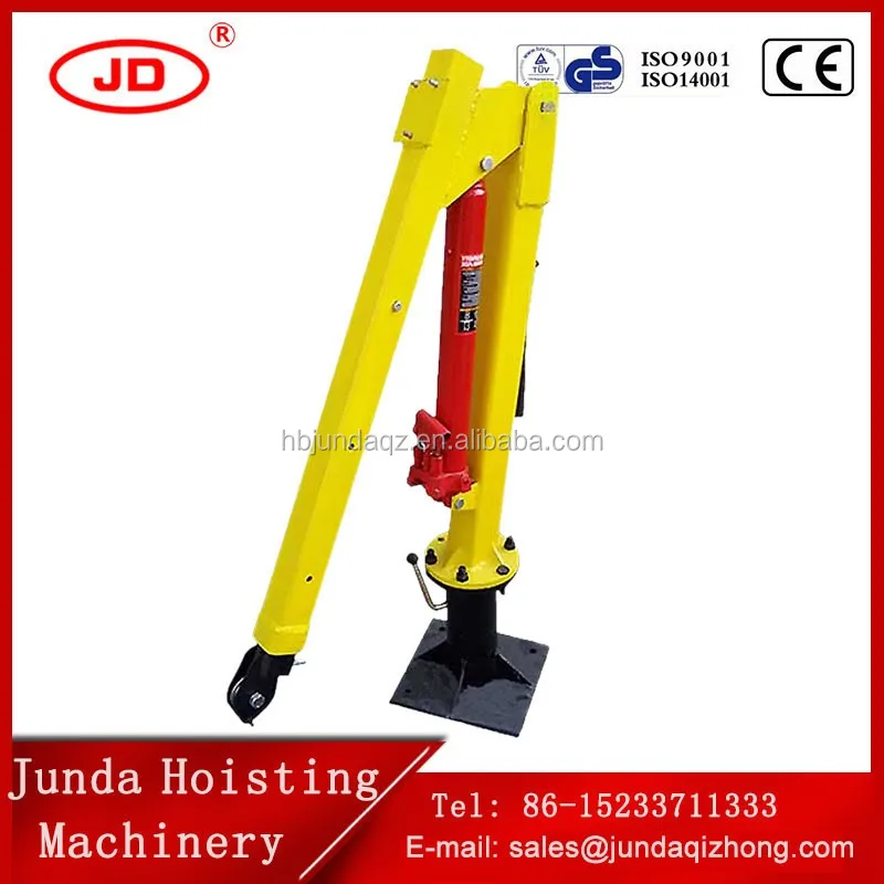 500kg 1000kg 12V / 24V DC portable small electric hoist hydraulic winch truck crane