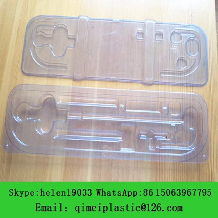 Disposable Blister Medicine Vial Packing Tray  in clear room