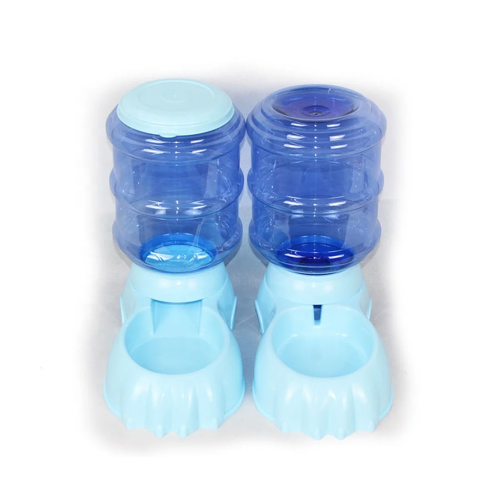 New Luxury Smart Automatic Pet Dog Auto Feeder Water Fountain Bottle Food Dispenser Bowl Alimentador de mascotas