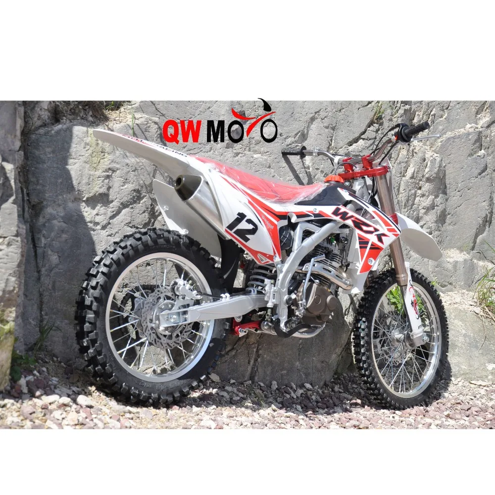 QWMOTO new design 250cc used motorcycle electric start pitbike china 250cc dirt bikes alloy frame dirt bike 250cc