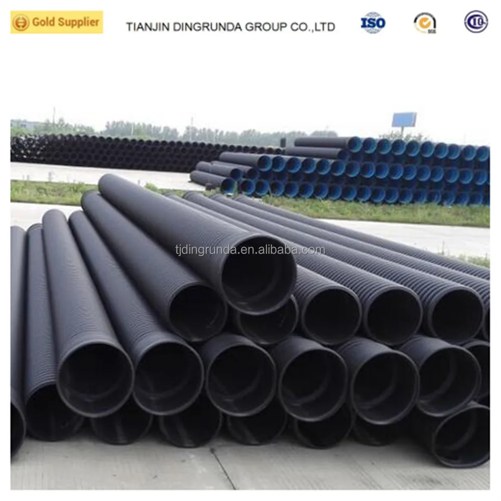Ring stiffness SN4 SN8 Standard hdpe corrugated plastic culvert pipe