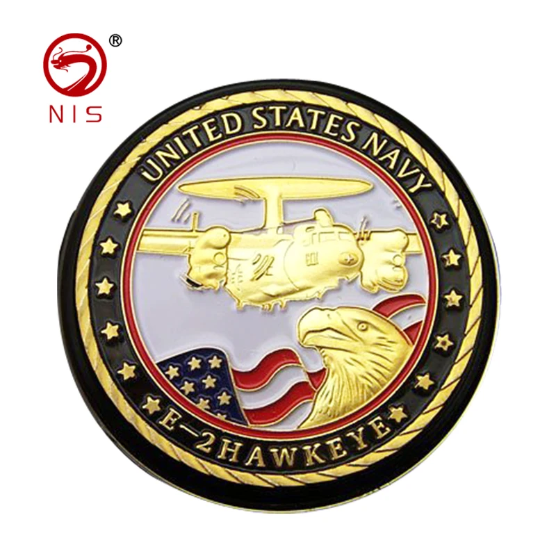 Покрытие цвет пользовательские сувенир металла вызов тиснением армии монет