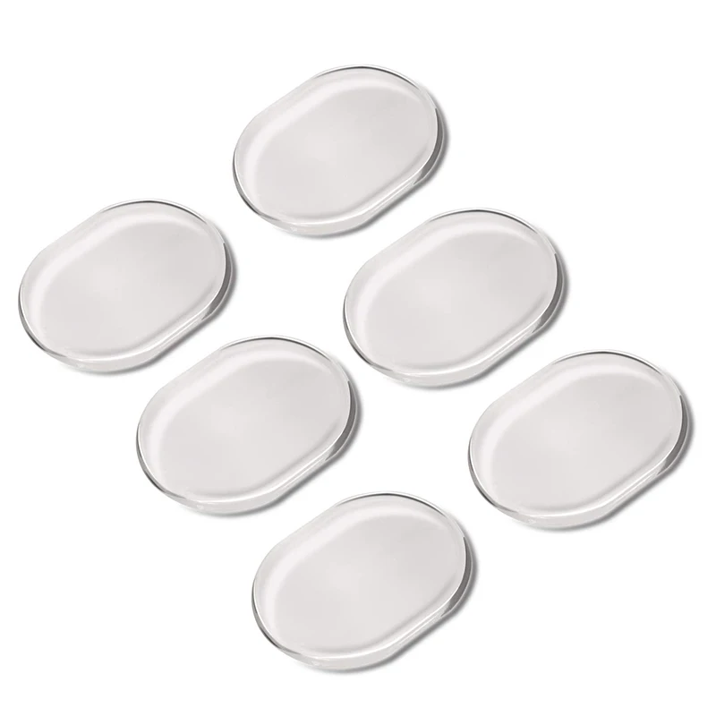 6 Pieces Drum Damper Gel Pads Silicone Drums Silencer for Drum Parts Tone Control