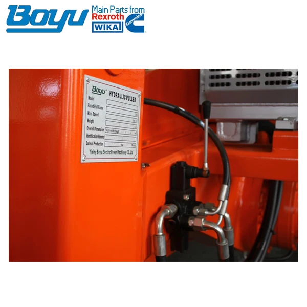 60KN overhead transmission hydraulic 6T conductor puller