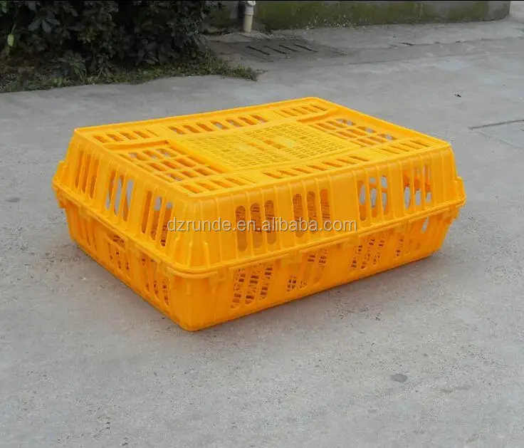 2016 best selling Plastic live chicken transport cage, poultry transport crate, Cages for chicken