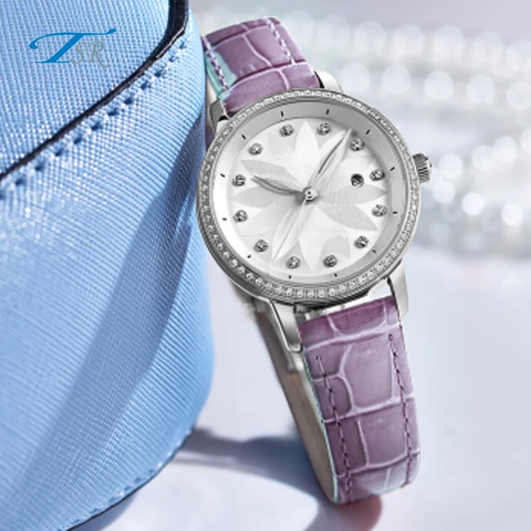 online shopping slim stone quartz watch 3atm waterproof watch