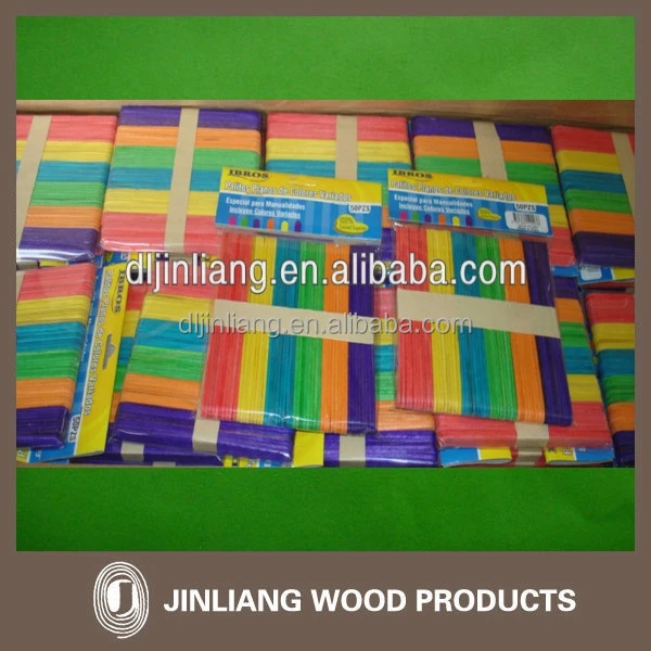 Hot sale colored round craft stick wood