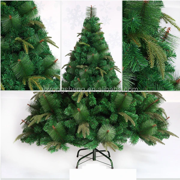 7 футов, смесь зеленых искусственных сосновых веток из ПВХ для домашних животных