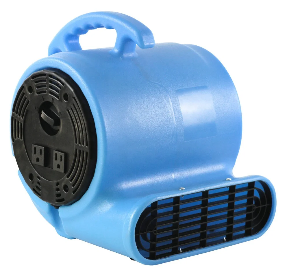 OneDry Mini Air Mover 1/5HP Carpet Dryer high  Air Blower Floor Fan 800CFM Blowing Machine for restoration and clean industry