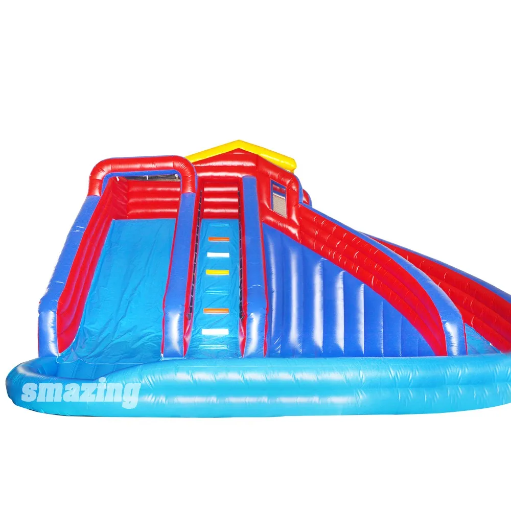 
Hot selling big inflatable slides commercial inflatable water slide with pool for sale 