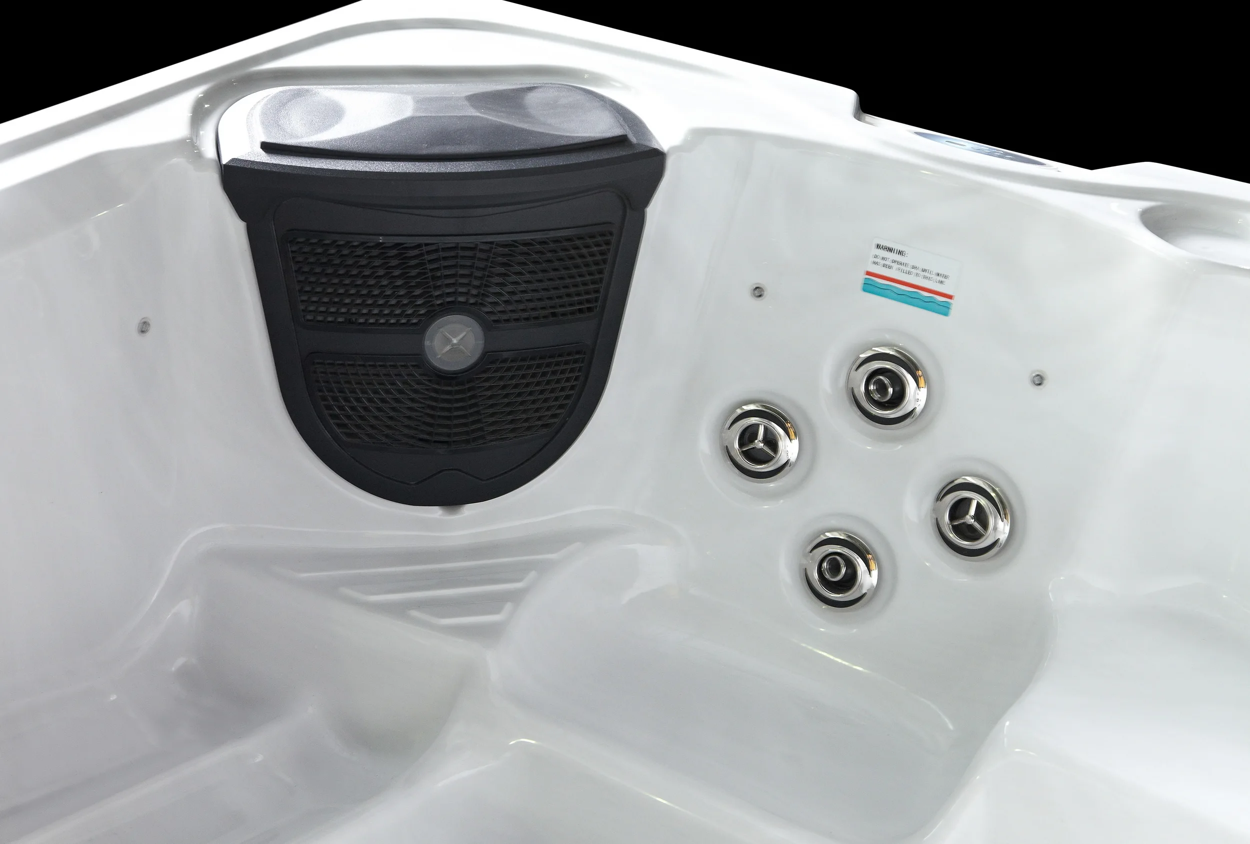 Sunrans новый дешевая 3-х местная квадратный годный для использования вне помещения миниатюрный спа-Ванна