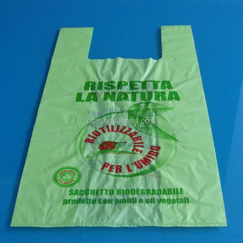 Биоразлагаемые пластиковые пакеты из пла-пластика для кукурузы