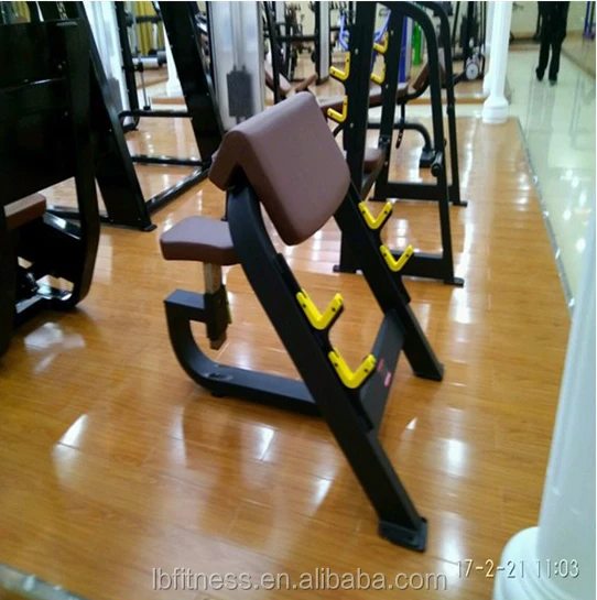 Commercial Professional Gym Equipment Biceps Preacher Bench/ scott bench