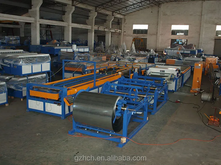 HVAC equipment duct auto Line VI , square duct manufacturing machine