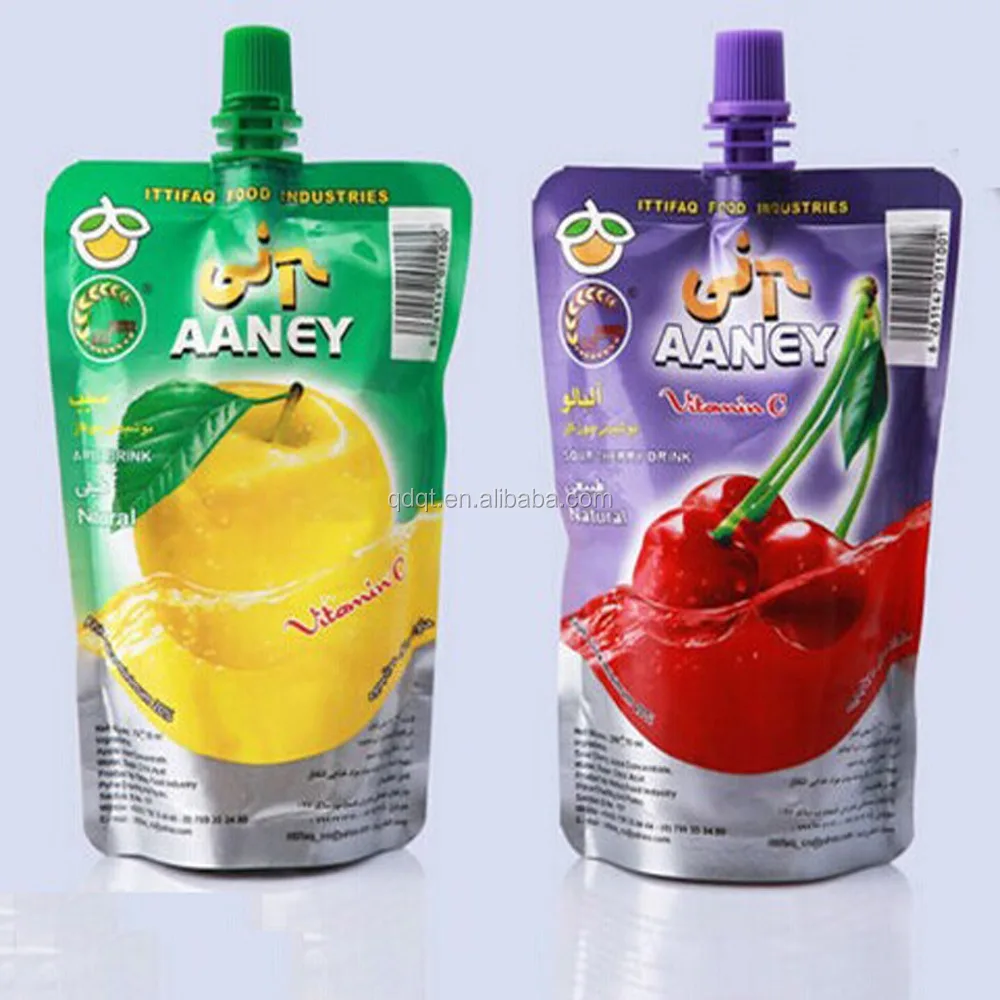 
OEM Acceptable Plastic standing Bags Packaged Drinking Water 