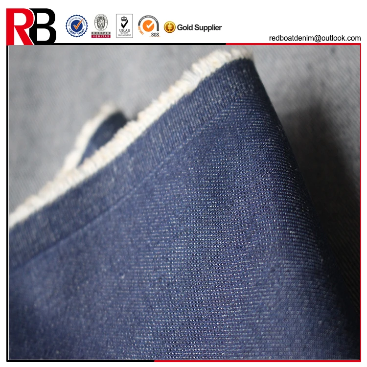 
china cheap textile hemp denim jeans fabric 