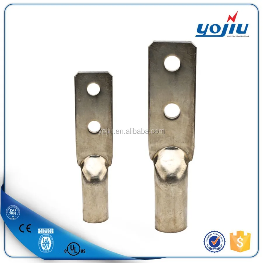 Tinned Copper Cable Lug DTGD with Two Holes for Copper Cable Connection / Tinned Cable Lug Types
