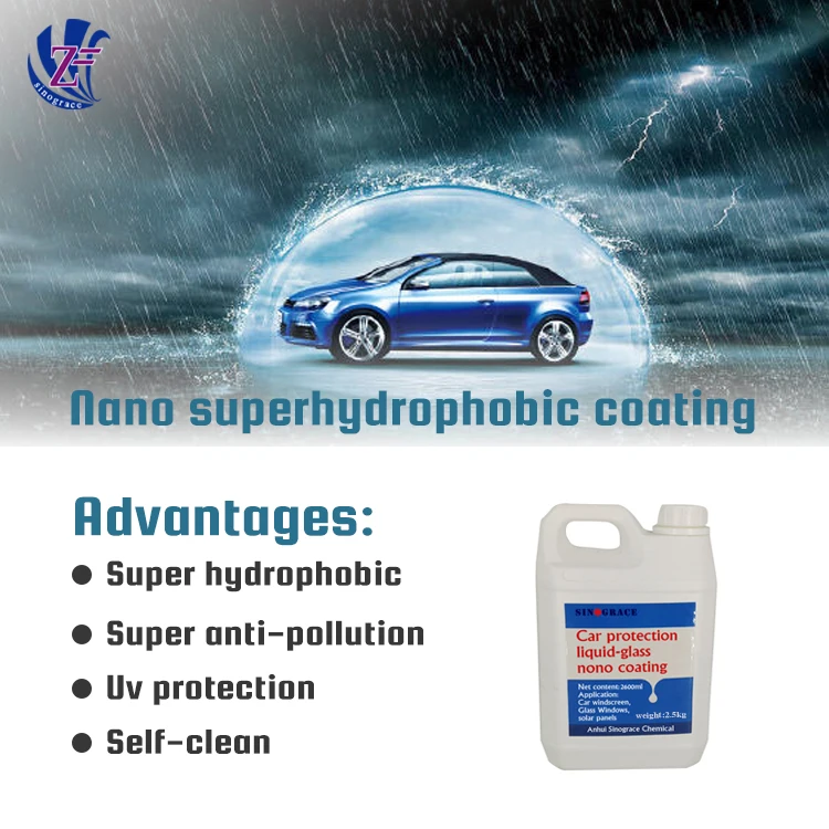 
Super hydrophobic Nano UV Protection Glass Coating Thermal Insulation Spray Nano Coating 