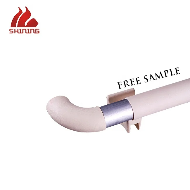 Aluminium vinyl plastic Hospital PVC corridor handrail for elderly