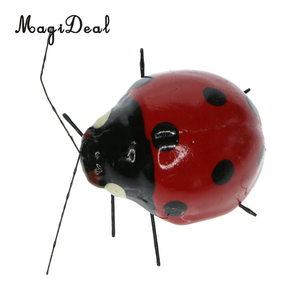 5Pcs Realistic Insect Model Figurine Kids Toy Gift w// Magnet