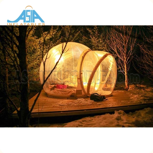 One Room Inflatable Clear Lawn Bubble Tent, Air Dome Igloo Tent for Outdoor