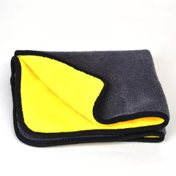Wholesale double-sided 80% polyester 20% polyamide cloth 800gsm plush microfiber cleaning towel for car