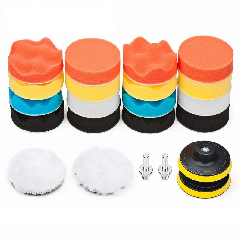 wool car buffing refill polishing pads