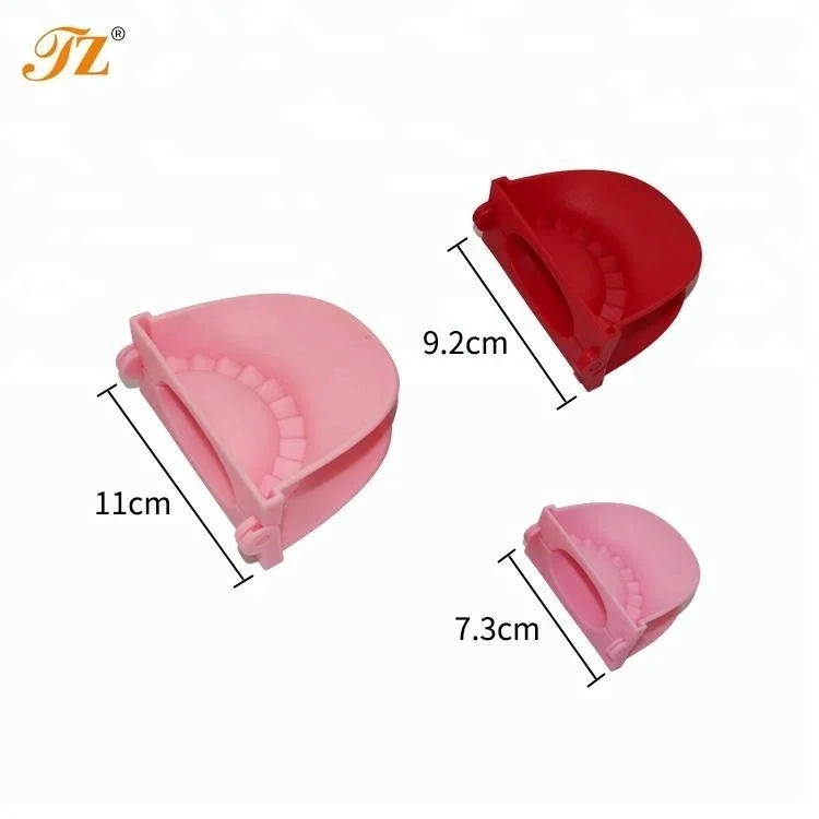 TZ-D704 Food Grade Plastic Colorful 3 Different Sizes Dumpling Maker