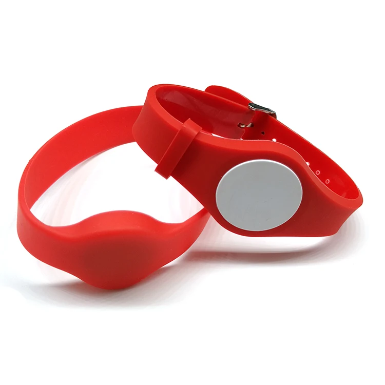 NFC MIFARE DESfire EV1 4K Chip RFID Silicone Wristband Bracelet For Events