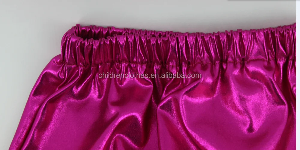 
Wholesale Girls boutique clothing spring kids leggings colorful baby leather icing pants 