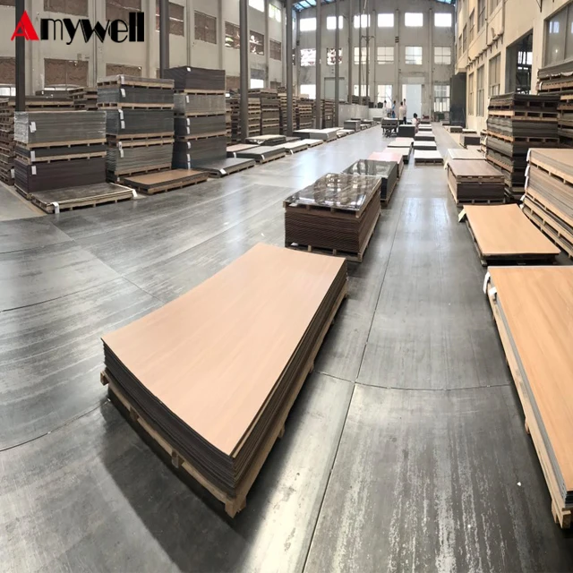 
Amywell wholesale price solid wooden color dampproof formica compact laminate hpl colored formica sheets 
