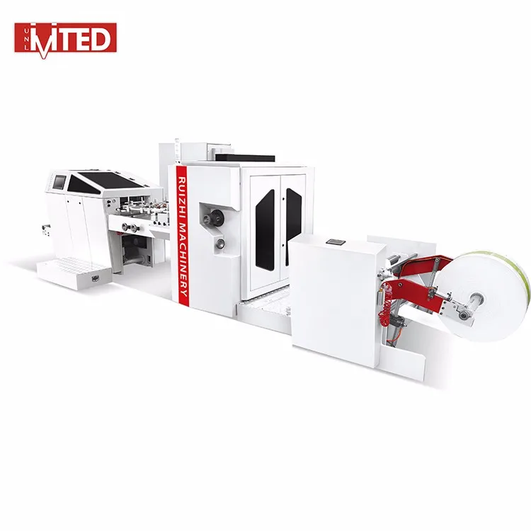 Fully Automatic Kraft Paper Bag Making Machine, machine for making paper bags