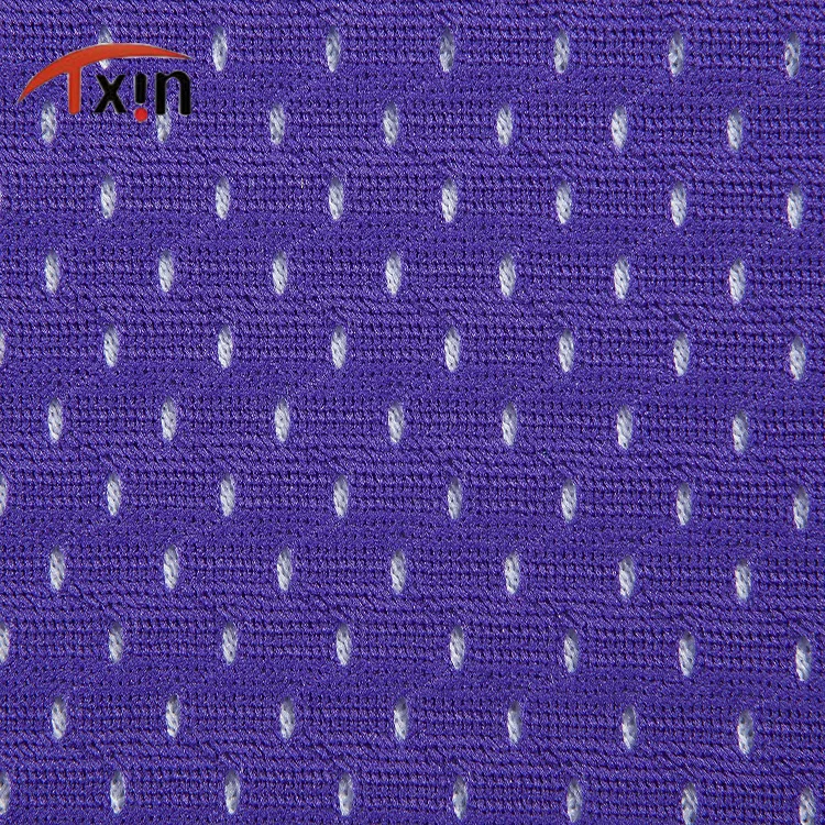 
100% polyester knitted fabric mesh fabric basketball shorts fabric 
