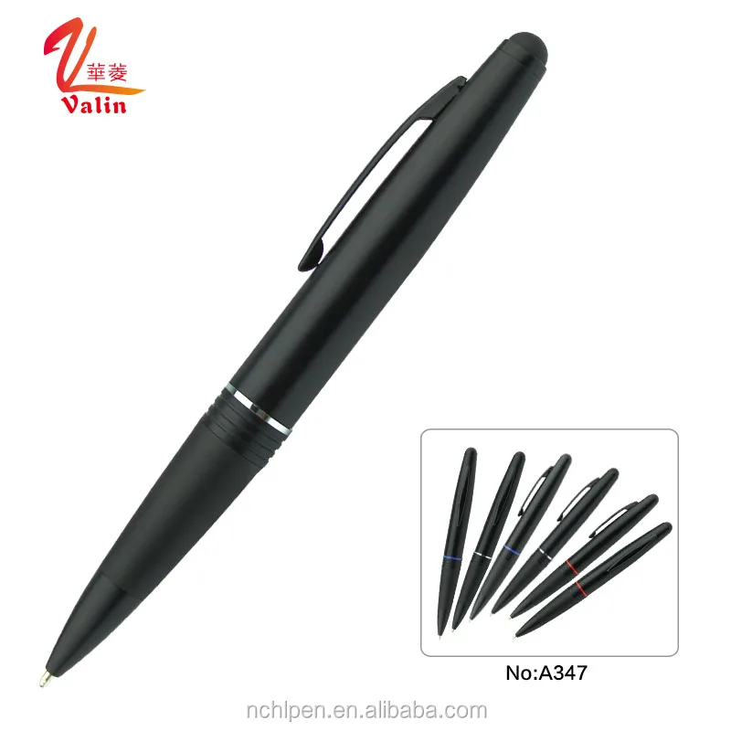 Горячая Распродажа, металлическая шариковая ручка с логотипом на заказ, Черный Стилус, перекрестная ручка, заправка