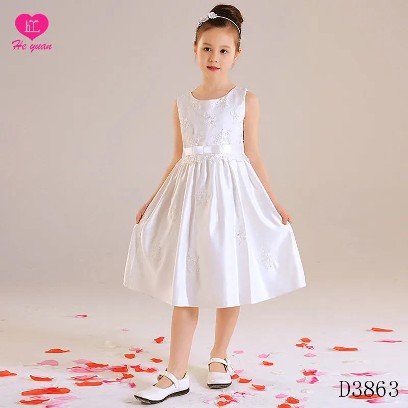 D3863 новое платье для первого причастия девочек свадебное с