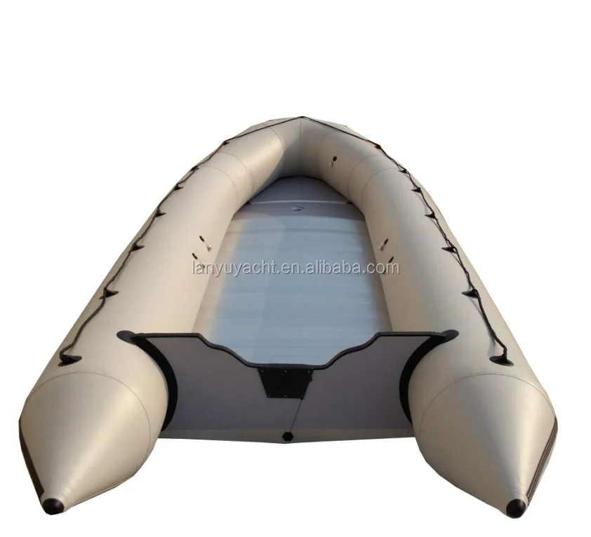 
inflatable boat aluminum floor rescue boat for 30 passengers 